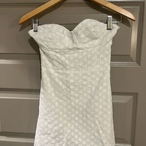 Showpo White Strapless Dress